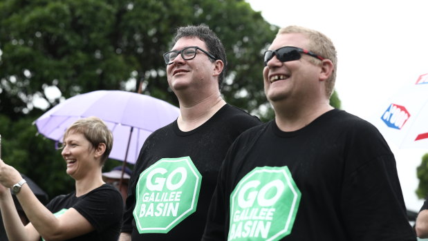 Dawson MP George Christensen attended Saturday's Go Galilee Basin rally in Mackay.