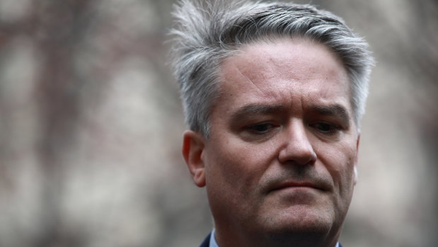 Mathias Cormann says he reluctantly came to the conclusion the party room no longer supported Malcolm Turnbull.