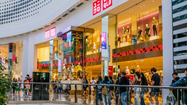 While Melbourne’s big shopping malls stayed open during the lockdown, many of their non-essential tenants were closed for long periods.