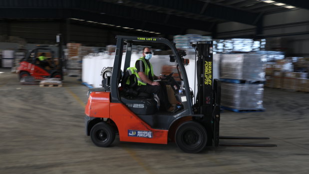 The Glen Cameron Group moves around 40,000 pallets of goods each day.