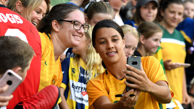 The Matildas have proven very popular after their many successes. 