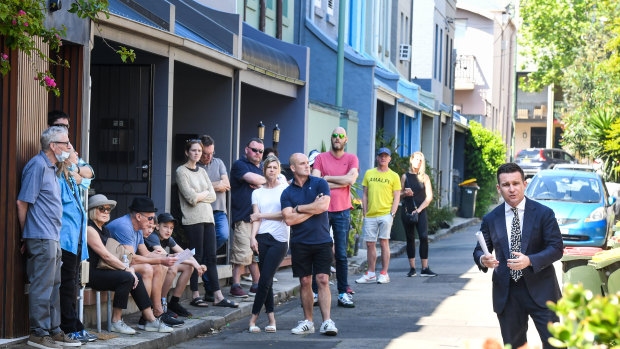 House values in Surry Hills, and a string of other inner suburbs, fell over the March quarter. 