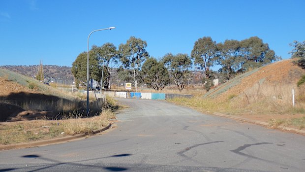 The site of the recently demolished ‘Petrov Bridge’ in Hume.