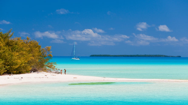 The Loyalty Islands in New Caledonia.