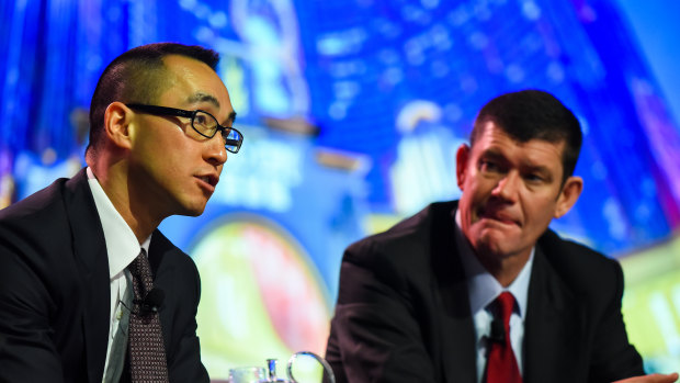 Lawrence Ho agreed to buy a 20 per cent stake in Crown from James Packer. That deal is now under the spotlight. 