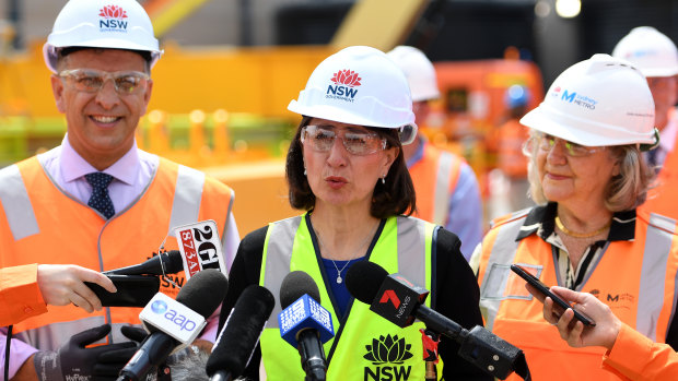 Looking after the big end of town: NSW Premier Gladys Berejiklian's own number crunchers won't back her projections.