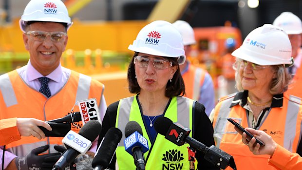 Looking after the big end of town: NSW Premier Gladys Berejiklian's own number crunchers won't back her projections.