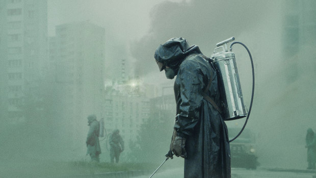 A scene from the HBO mini-series, Chernobyl.