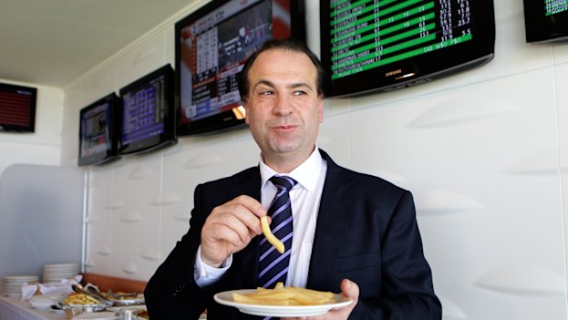  V’landys’ preference is for plain food, especially hot chips. “It’s the Wollongong in me,” he says. 