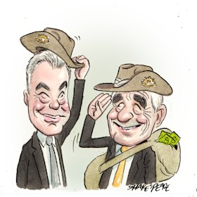 Brendan Nelson and Kerry Stokes.