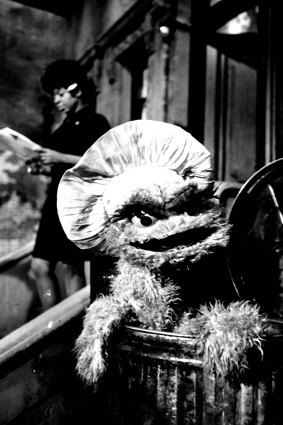 The only one every grateful for a cloudy day, Oscar the Grouch in 1972.