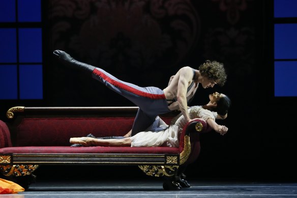 Robyn Hendricks and Callum Linnane in The Australian Ballet’s Anna Karenina.
