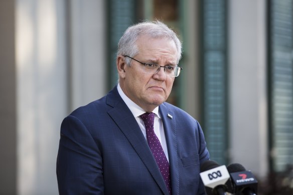 Prime Minister Scott Morrison on Thursday.