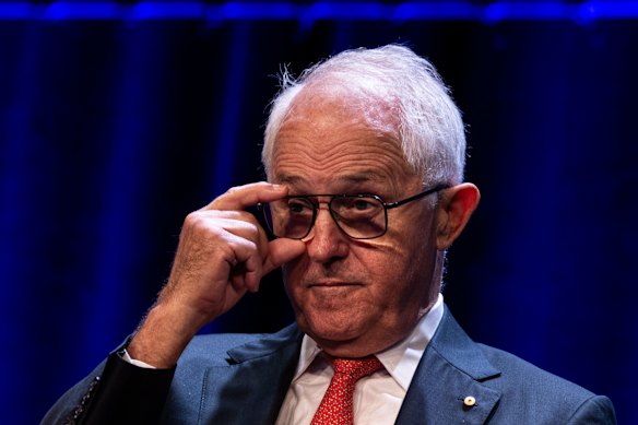 Former Liberal prime minister Malcolm Turnbull. 