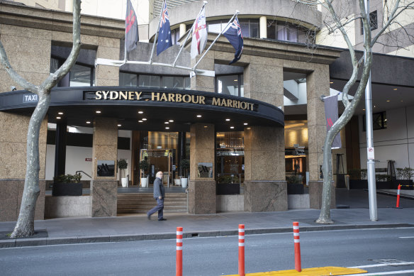 The Marriott Hotel on Pitt Street has been closed.