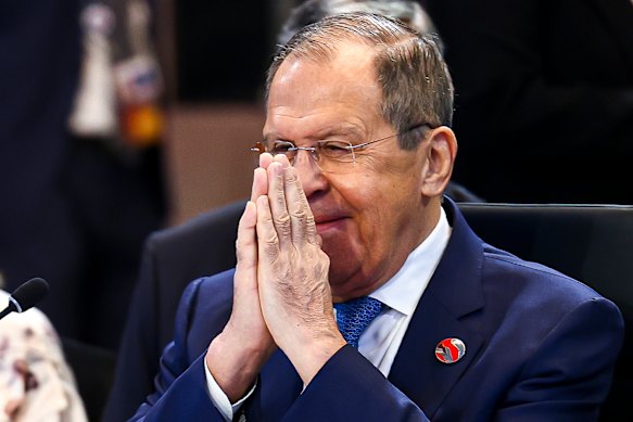 Russia Foreign Minister Sergei Lavrov has met counterparts including from China, India and Indonesia while in Jakarta.