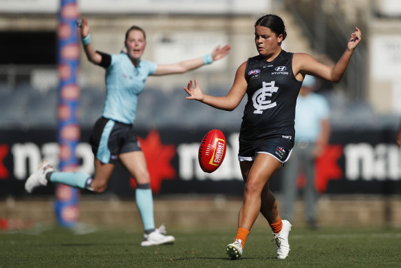 Madison Prespakis will play for the Bombers in their inaugural AFLW season.