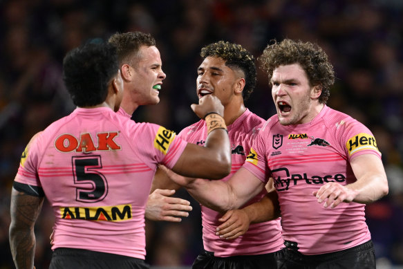 Penrith’s Liam Martin was stellar on grand final night.