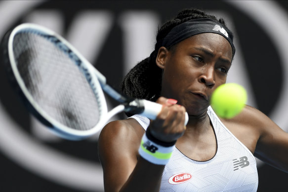 American teenager Coco Gauff reached the fourth round of 2020's Australian Open.