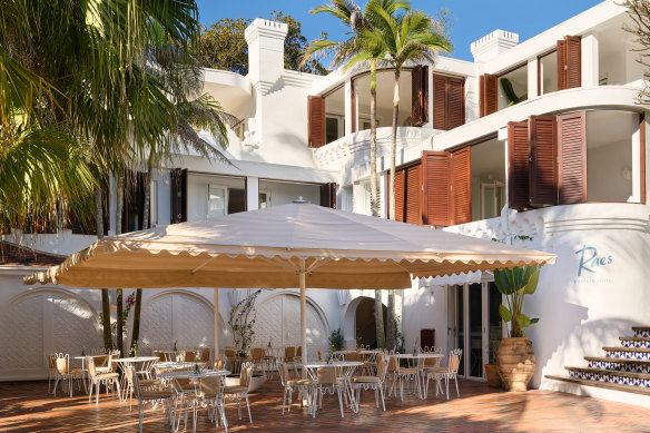 The al fresco Cellar Bar, overlooking Wategos Beach, is among the newer additions.