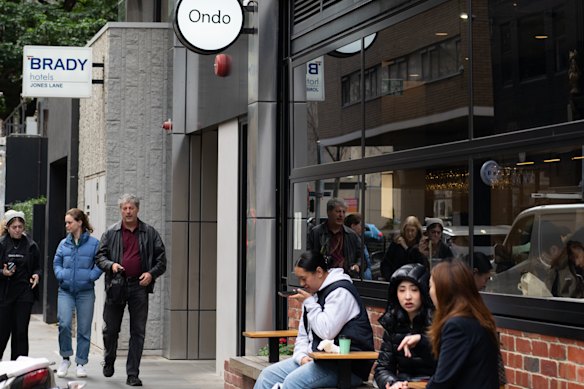 Ondo started with a branch in Armadale but is now only in the CBD.