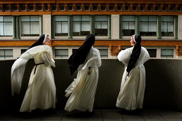 The Dominican Sisters of St Cecilia, whose sisters still wear a habit, is attracting young recruits. 