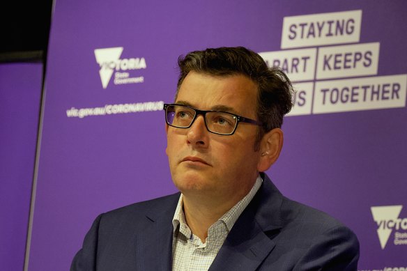 Premier Daniel Andrews says case targets for Melbourne could be re-set.