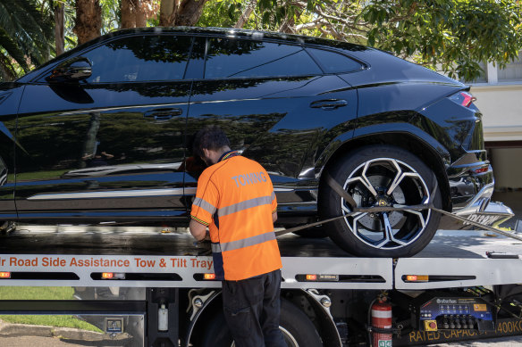 A Lamborghini Urus, worth $400,000, seized in Vaucluse.