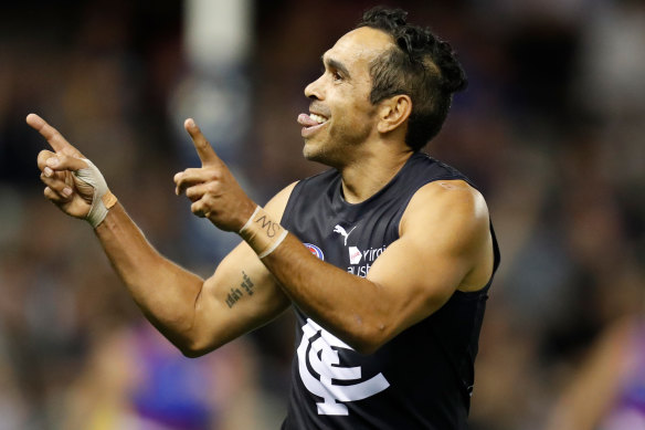 Carlton favourite son Eddie Betts turned back the clock against the Western Bulldogs.