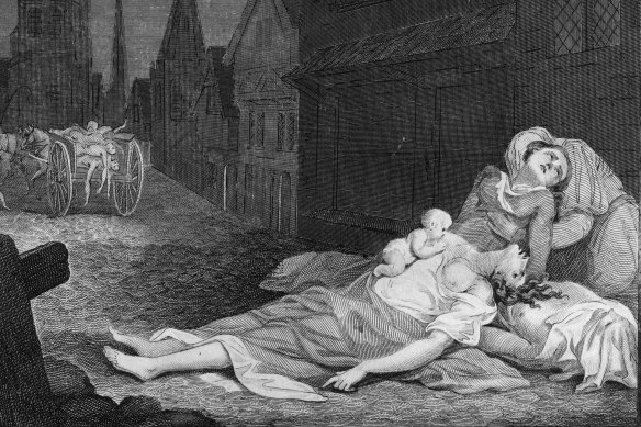 In 1665 London was in the grip of the plague. 