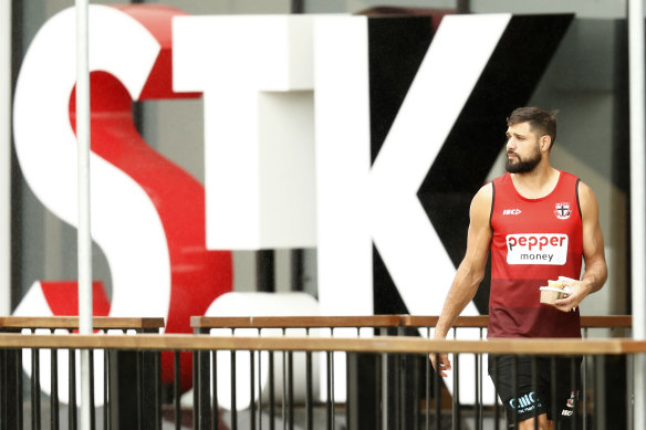 Ruckman Paddy Ryder and teammate Rowan Marshall have a big task against star Magpie Brodie Grundy.