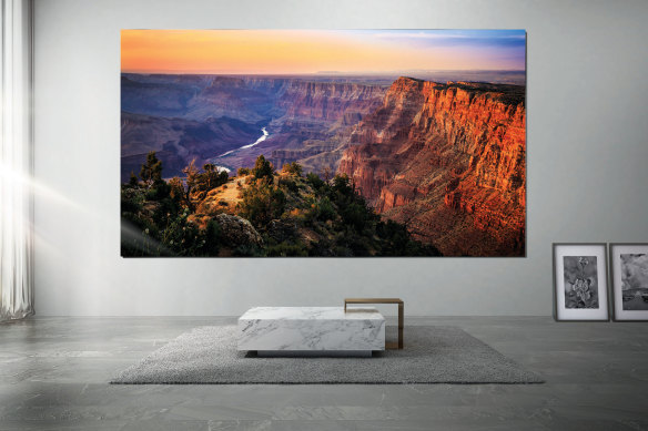 Samsung's 'The Wall' is a modular microLED display that can get as big as your budget will allow.