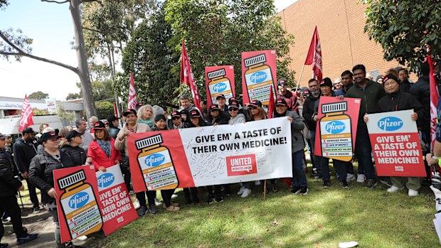 Pfizer strike ratchets up wage pressures as 3pc no longer good enough