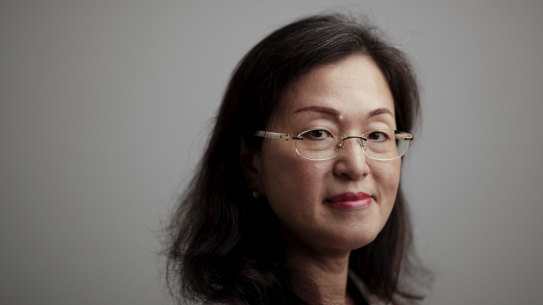 Liberal MP Gladys Liu at Parliament House in Canberra on Thursday. 