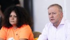 Indigenous Australians Minister Malarndirri McCarthy and Prime Minister Anthony Albanese.