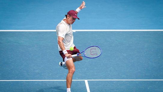 Alex De Minaur was always in control during his round one match.