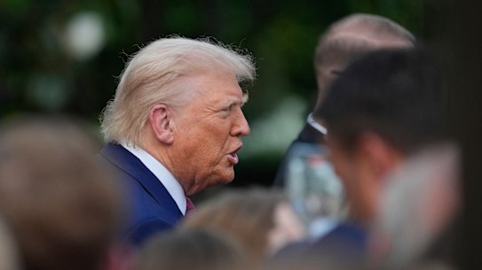 President Donald Trump at the White House this week.