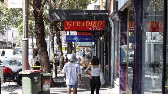 Crown Street in Surry Hills is abuzz with life. 