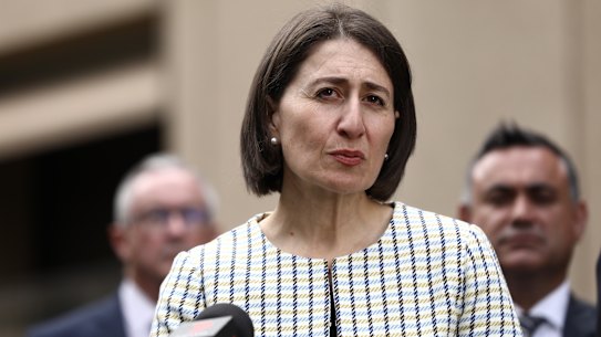 Gladys Berejiklian stepped down when ICAC in late-2021 began investigating her conduct.