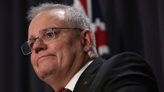 Scott Morrison has struggled to connect with those wanting change over discrimination of women.