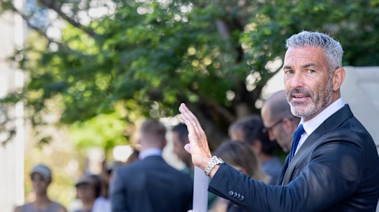 Auctioneer Brad Heffernan.