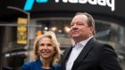 Paramount chairwoman Shari Redstone and Bob Bakish during happier times.