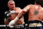 Nikita Tszyu in action against Ben Mahoney.