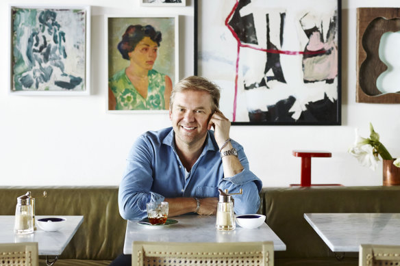 Bill Granger at bills in Bondi.