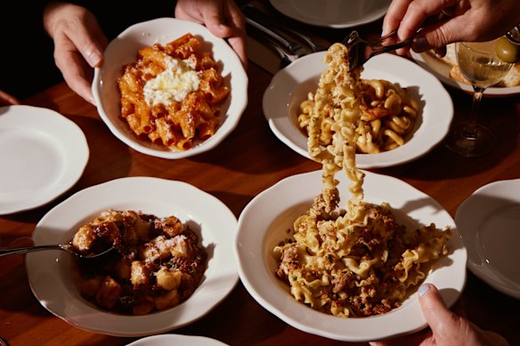 Ophelia’s $20 pasta night is twice-weekly.