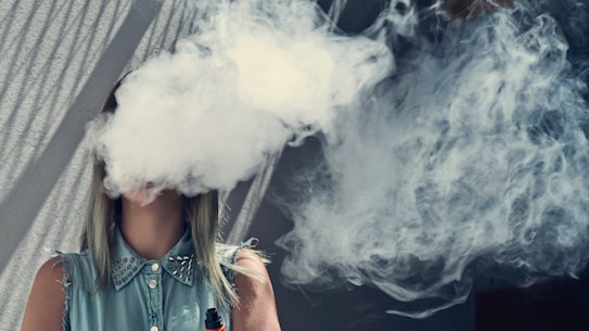 Young, gifted and vaping: many parents don’t realise the prevalence of habit among teenagers.