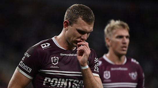 Tom Trbojevic struggled against the Broncos on Friday.