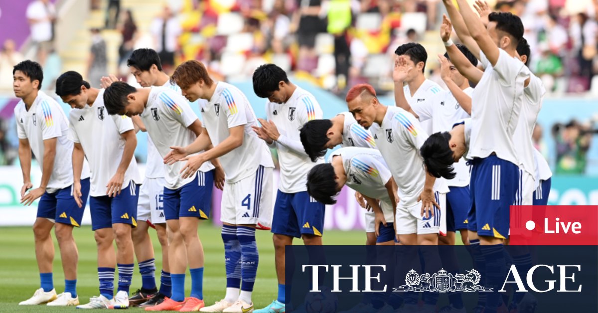 World Cup LIVE: Germany stun Japan as Socceroos regroup for Tunisia - The Age