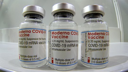 Less than half of Australia’s available Moderna doses have been used.