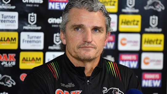Coach Ivan Cleary has his Panthers  purring as the finals approach.